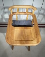 MMS AHŞAP NATUREL AHŞAP MAMA SANDALYESİ