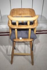 MMS AHŞAP NATUREL AHŞAP MAMA SANDALYESİ