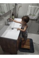 MMS AHŞAP ÇOCUK VE YETİŞKİN LAVABO ÖNÜ ABDEST ALMA BASAMAĞI
