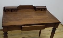 MMS AHŞAP  CEVİZ RENK AHŞAP ÇALIŞMA MASASI