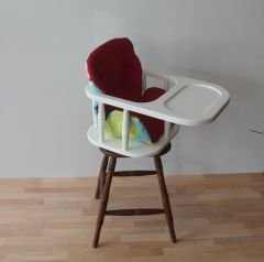 MMS AHŞAP 360^DERECE DÖNEBİLEN MAMA SANDALYESİ