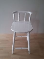 MMS AHŞAP BEYAZ ADA MUTFAK VE BAR SANDALYESİ