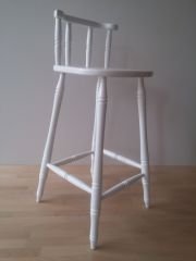 MMS AHŞAP BEYAZ ADA MUTFAK VE BAR SANDALYESİ