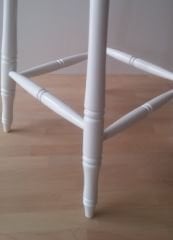 MMS AHŞAP BEYAZ ADA MUTFAK VE BAR SANDALYESİ