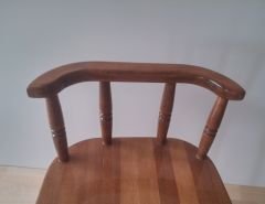 MMS AHŞAP CEVİZ ADA MUTFAK VE BAR SANDALYESİ