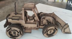MMS AHŞAP MAKET BÜYÜK BULDOZER