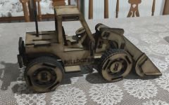 MMS AHŞAP MAKET BÜYÜK BULDOZER
