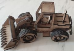 MMS AHŞAP MAKET BÜYÜK BULDOZER