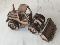 MMS AHŞAP MAKET BÜYÜK BULDOZER
