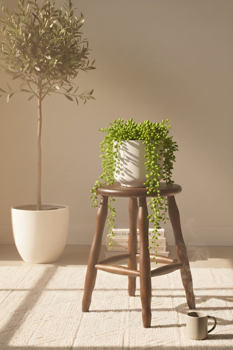 MMS AHŞAP SAKSI TABURESİ